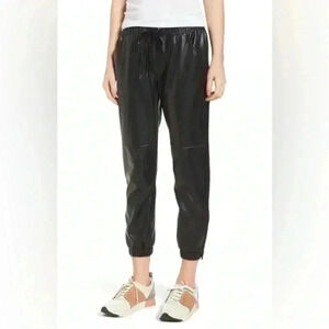 David Lerner | Blake Faux Leather Joggers